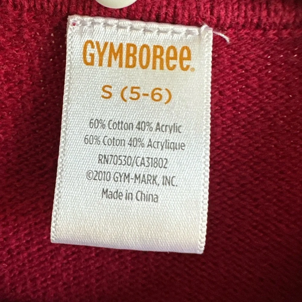 Gymboree red cardigan